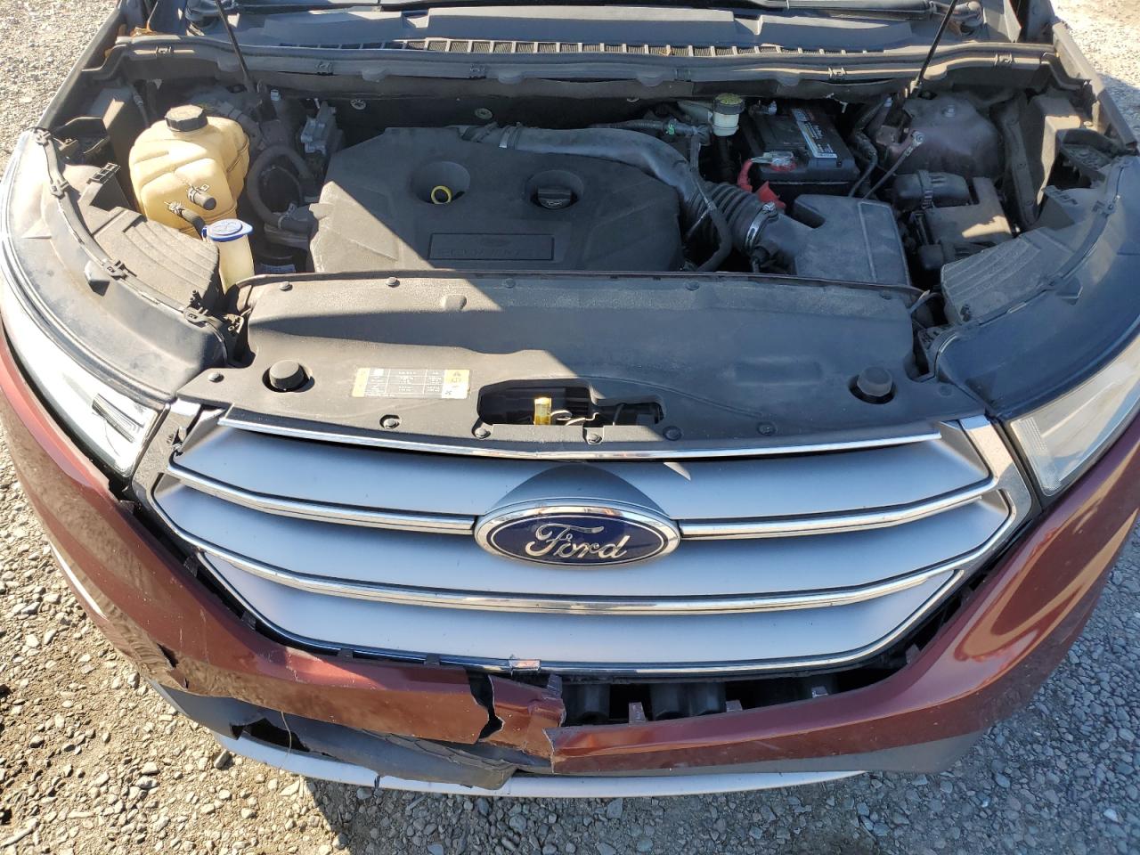 2015 Ford Edge VIN 2FMTK3J99FBB04186 Copart auction photo, front end damage thumbnail 13
