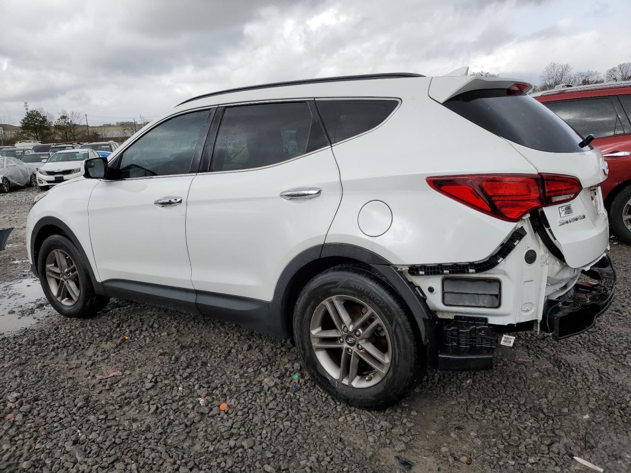 2018 Hyundai Santa Fe VIN 5NMZU3LB7JH067674 Copart auction photo, rear end damage thumbnail 2