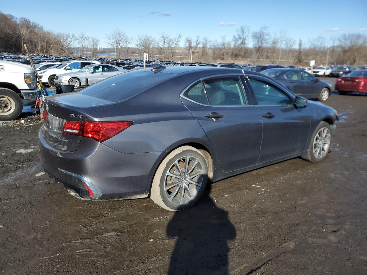 2019 Acura TLX VIN 19UUB2F37KA004747 Copart auction photo, front end damage thumbnail 3