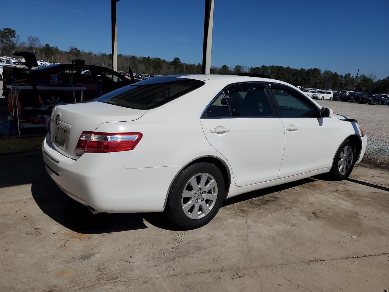 2007 Toyota Camry VIN JTNBE46K973102444 Copart auction photo, front end damage thumbnail 3