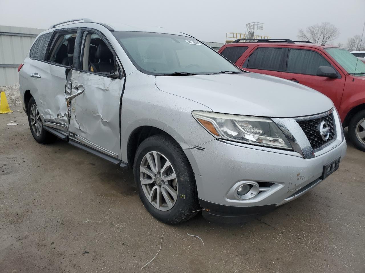 2013 Nissan Pathfinder VIN 5N1AR2MM1DC633562 Copart auction photo, side damage thumbnail 4