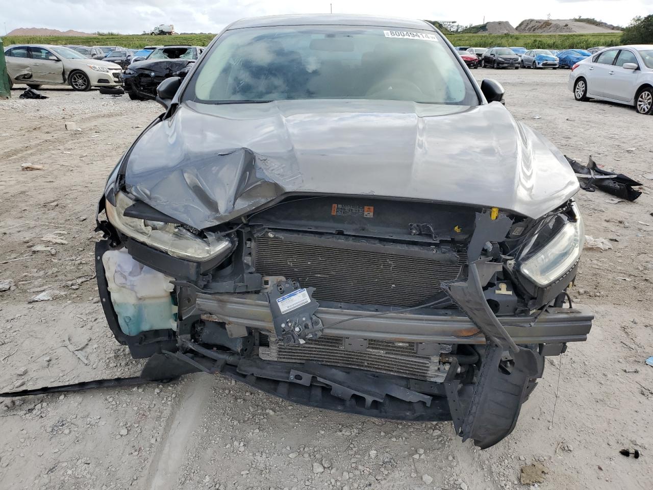 2014 Ford Fusion VIN 3FA6P0LU5ER260685 Copart auction photo, front end / mechanical damage thumbnail 5