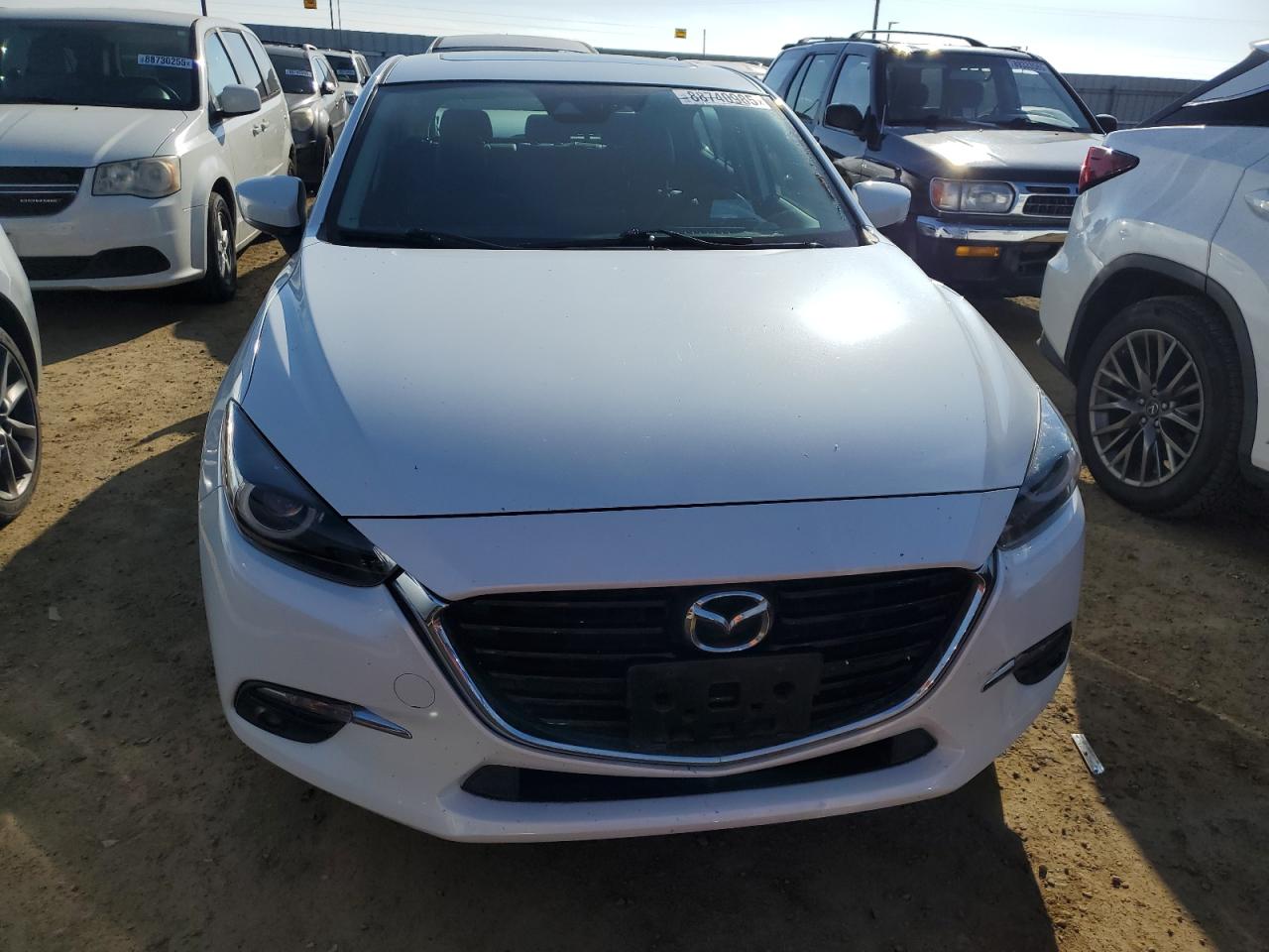 2018 Mazda 3 VIN 3MZBN1M31JM270189 Copart auction photo, rear end damage thumbnail 5
