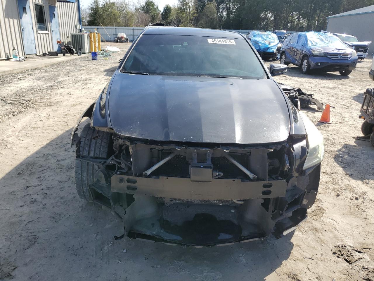 2014 Cadillac CTS VIN 1G6AU5S84E0162216 Copart auction photo, front end damage thumbnail 5