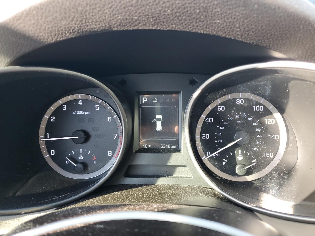 2018 Hyundai Santa Fe VIN 5NMZT3LB3JH073796 Copart auction photo, front end / unknown damage thumbnail 9