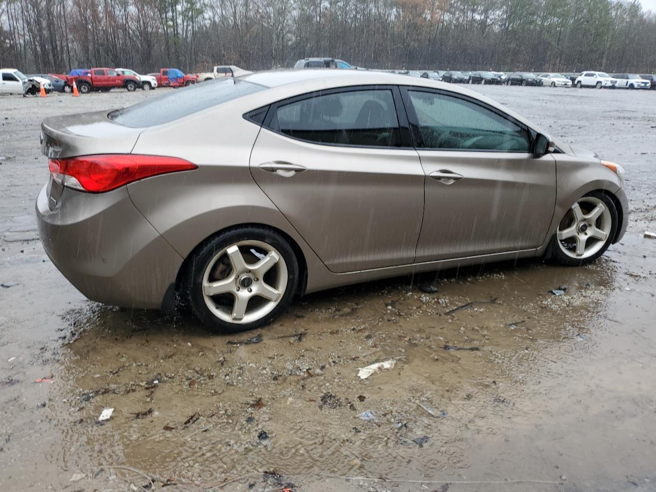 2013 Hyundai Elantra VIN 5NPDH4AE9DH310989 Copart auction photo, undercarriage damage thumbnail 3