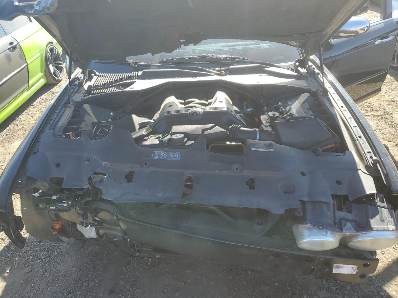 2005 Jaguar XJ VIN SAJWA82CX5SG39810 Copart auction photo, front end / mechanical damage thumbnail 11