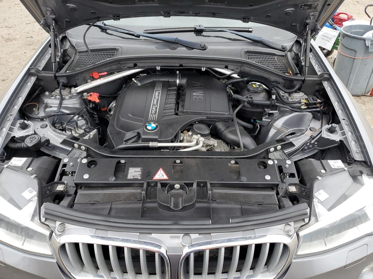 2016 BMW X3 VIN 5UXWX7C52G0R18055 Copart auction photo, side / rear end damage thumbnail 12