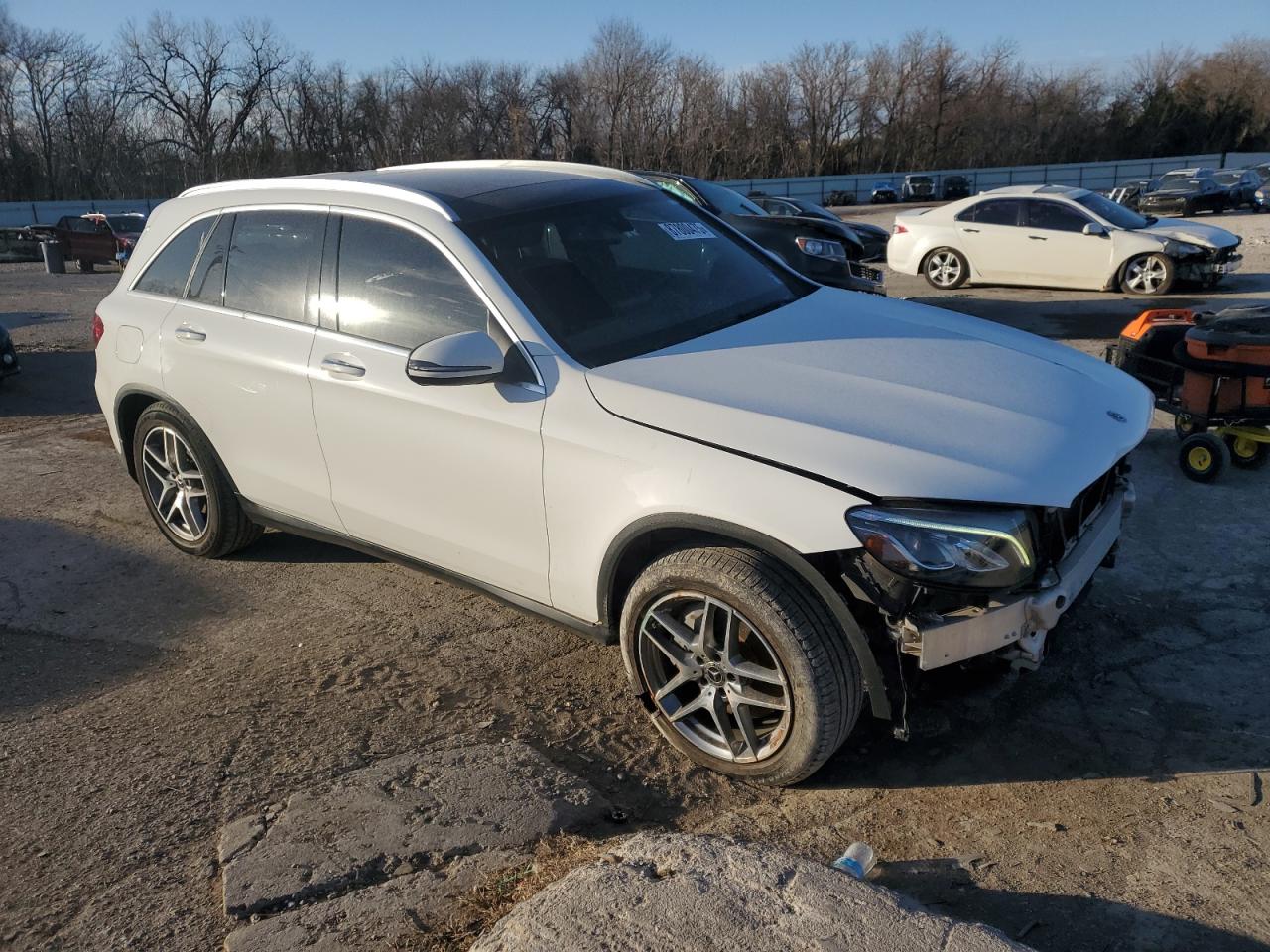 2019 Mercedes-Benz GLC VIN WDC0G4KB9KF595314 Copart auction photo, front end / minor dent/scratches damage thumbnail 4