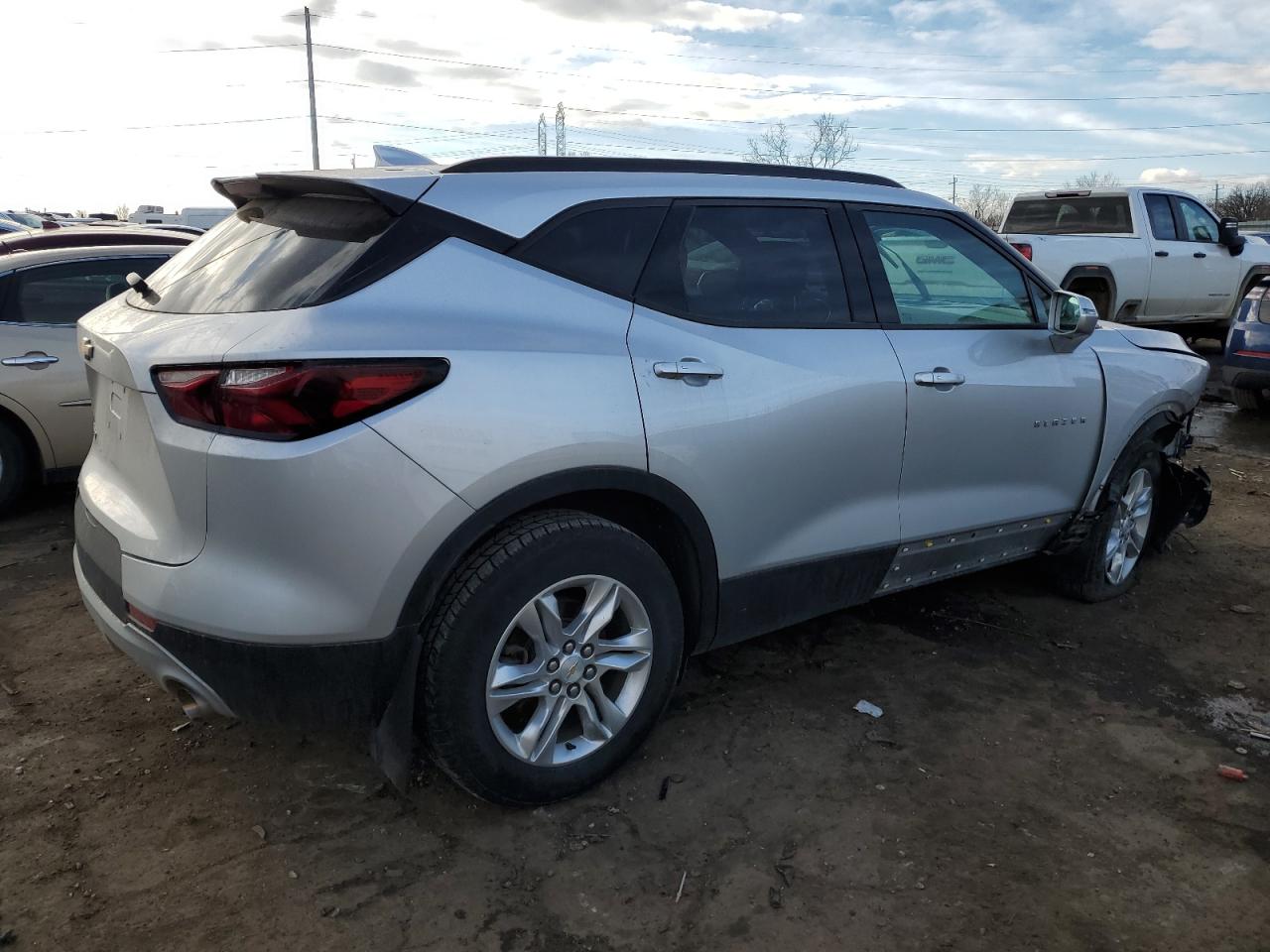 2020 Chevrolet Blazer VIN 3GNKBCRS3LS696169 Copart auction photo, front end / mechanical damage thumbnail 3