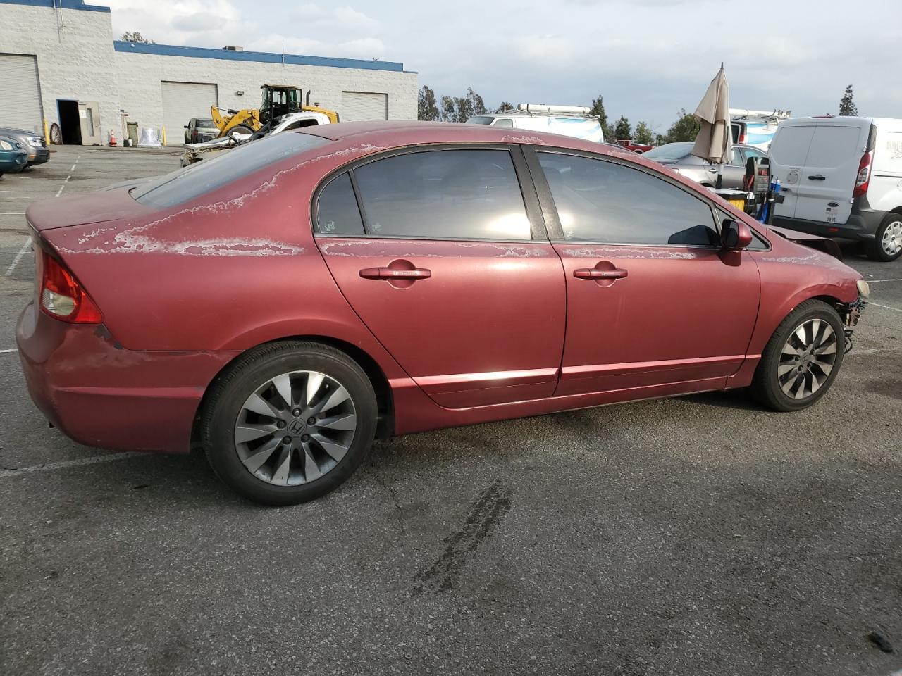 2009 Honda Civic VIN 2HGFA16599H502242 Copart auction photo, front end damage thumbnail 3