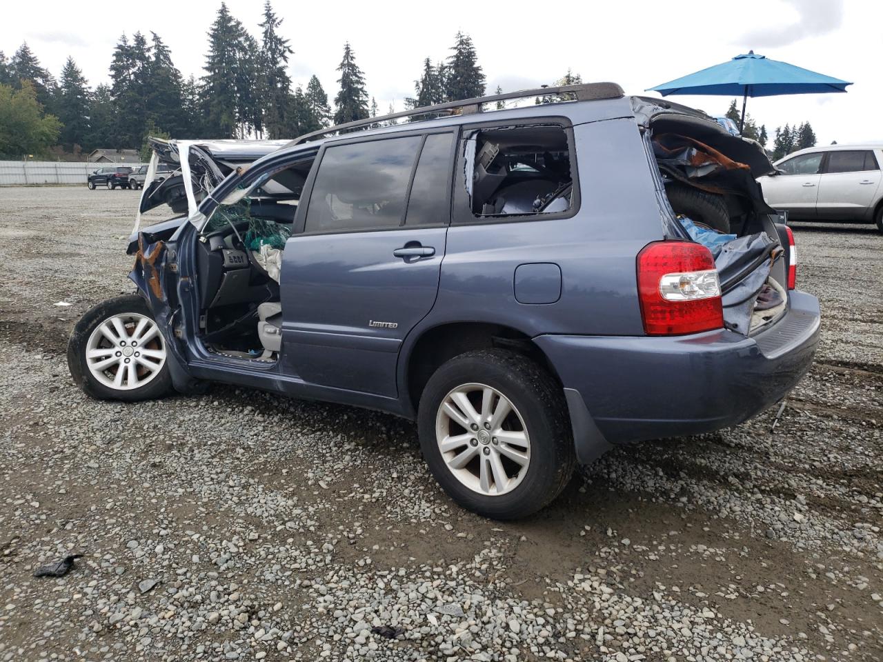 2006 Toyota Highlander VIN JTEEW21A060032281 Copart auction photo, all over damage thumbnail 2