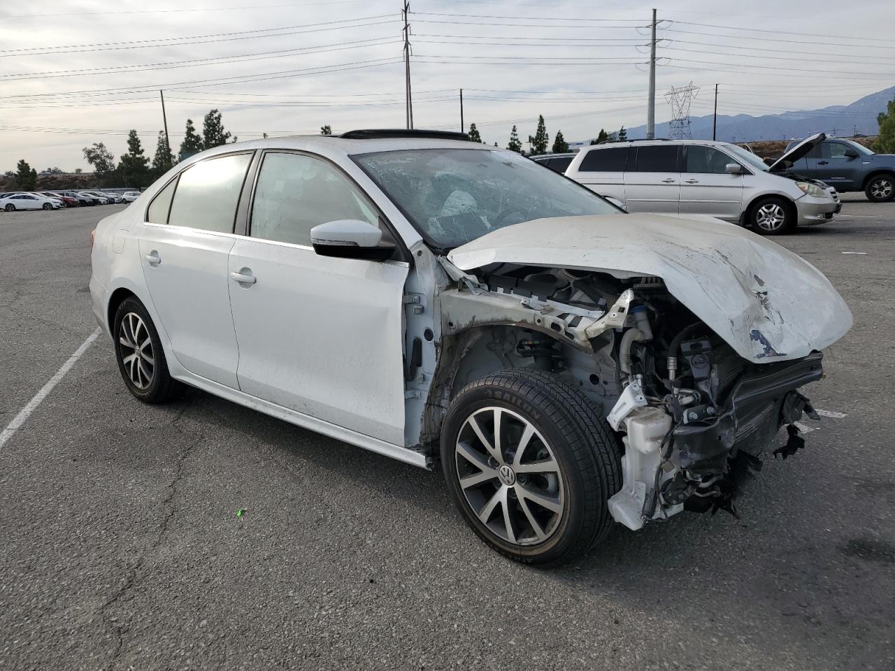 2018 Volkswagen Jetta VIN 3VWDB7AJ4JM242121 Copart auction photo, front end damage thumbnail 5