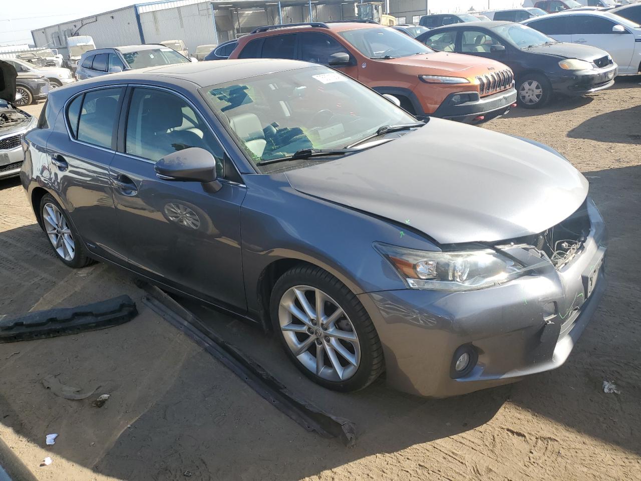 2012 Lexus CT VIN JTHKD5BH9C2109965 Copart auction photo, front end damage thumbnail 4