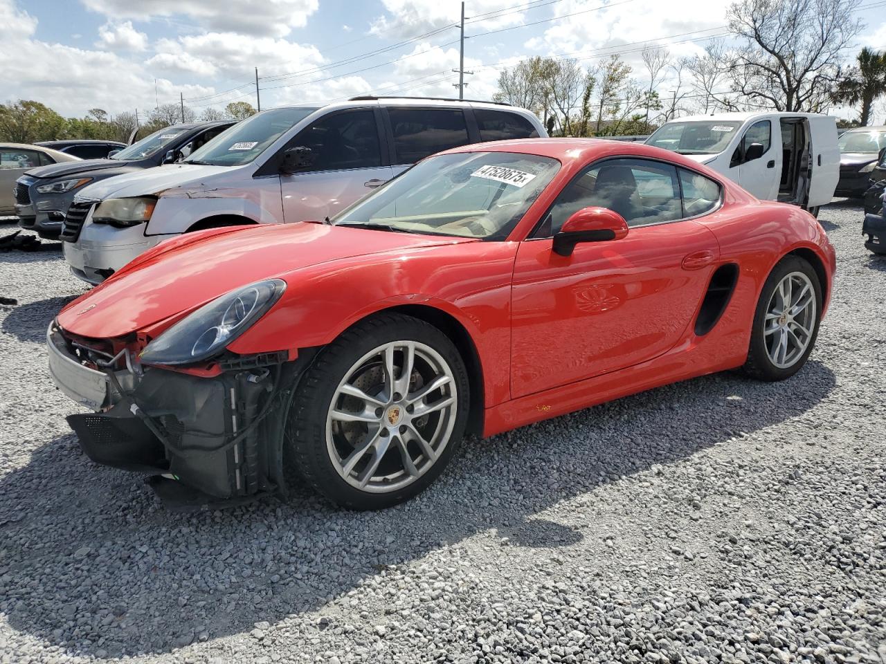 2014 Porsche Cayman VIN WP0AA2A82EK171667 - Copart auction photo