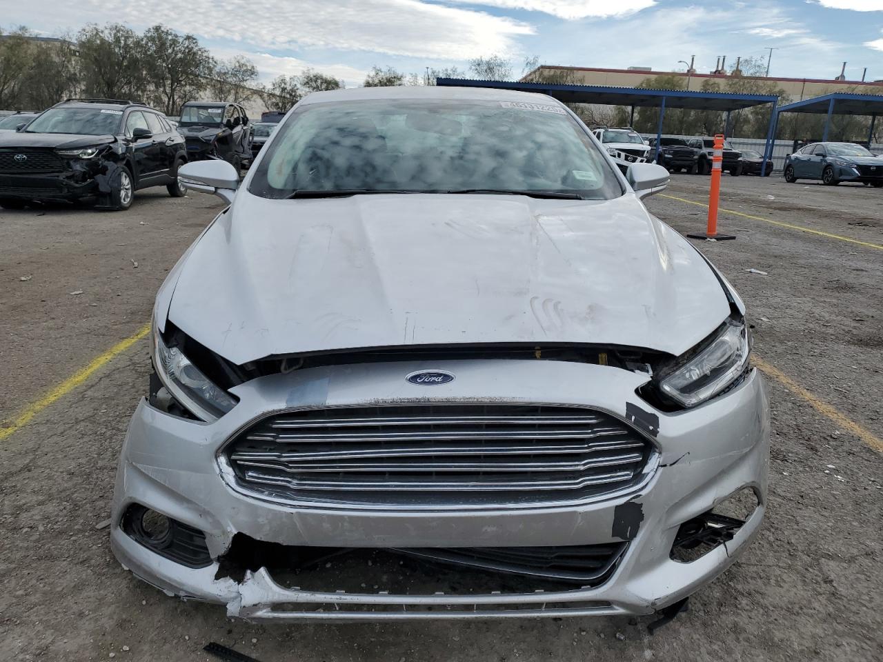 2014 Ford Fusion VIN 3FA6P0K9XER164953 Copart auction photo, front end damage thumbnail 5