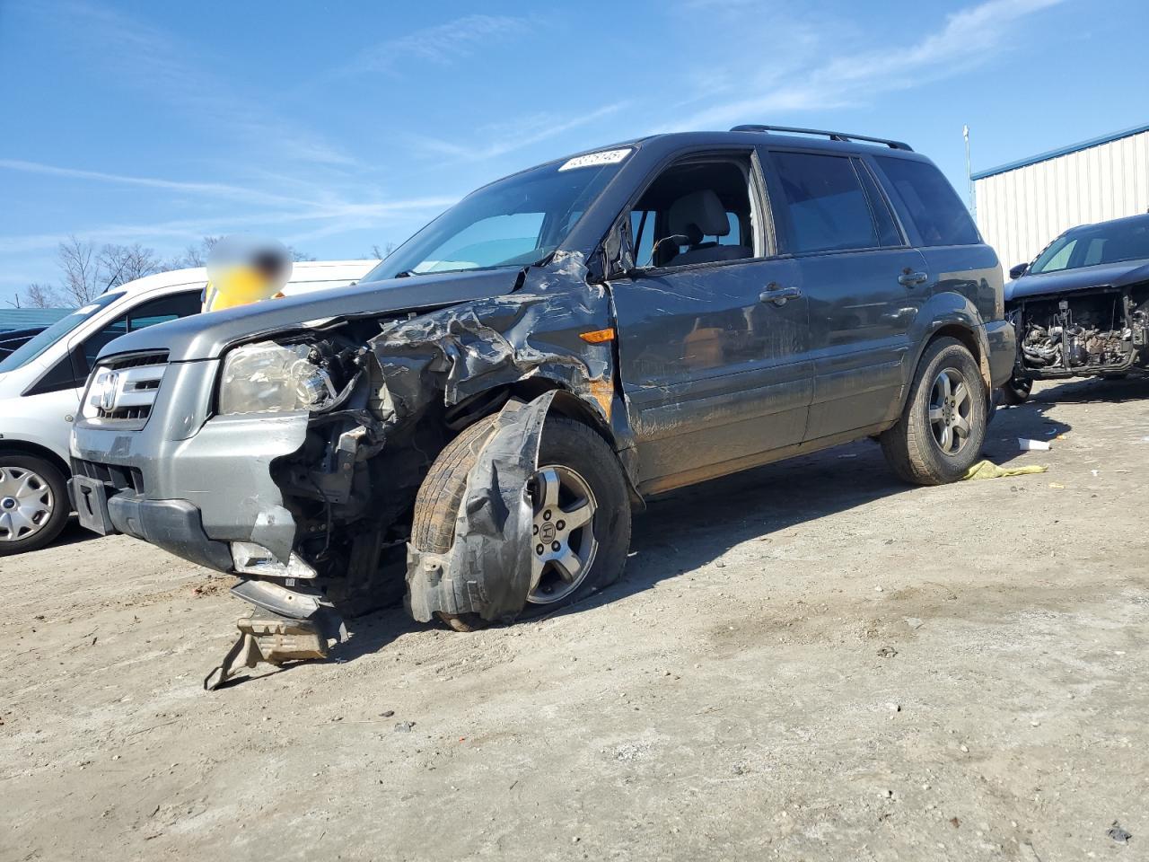 2007 Honda Pilot VIN 5FNYF284X7B030171