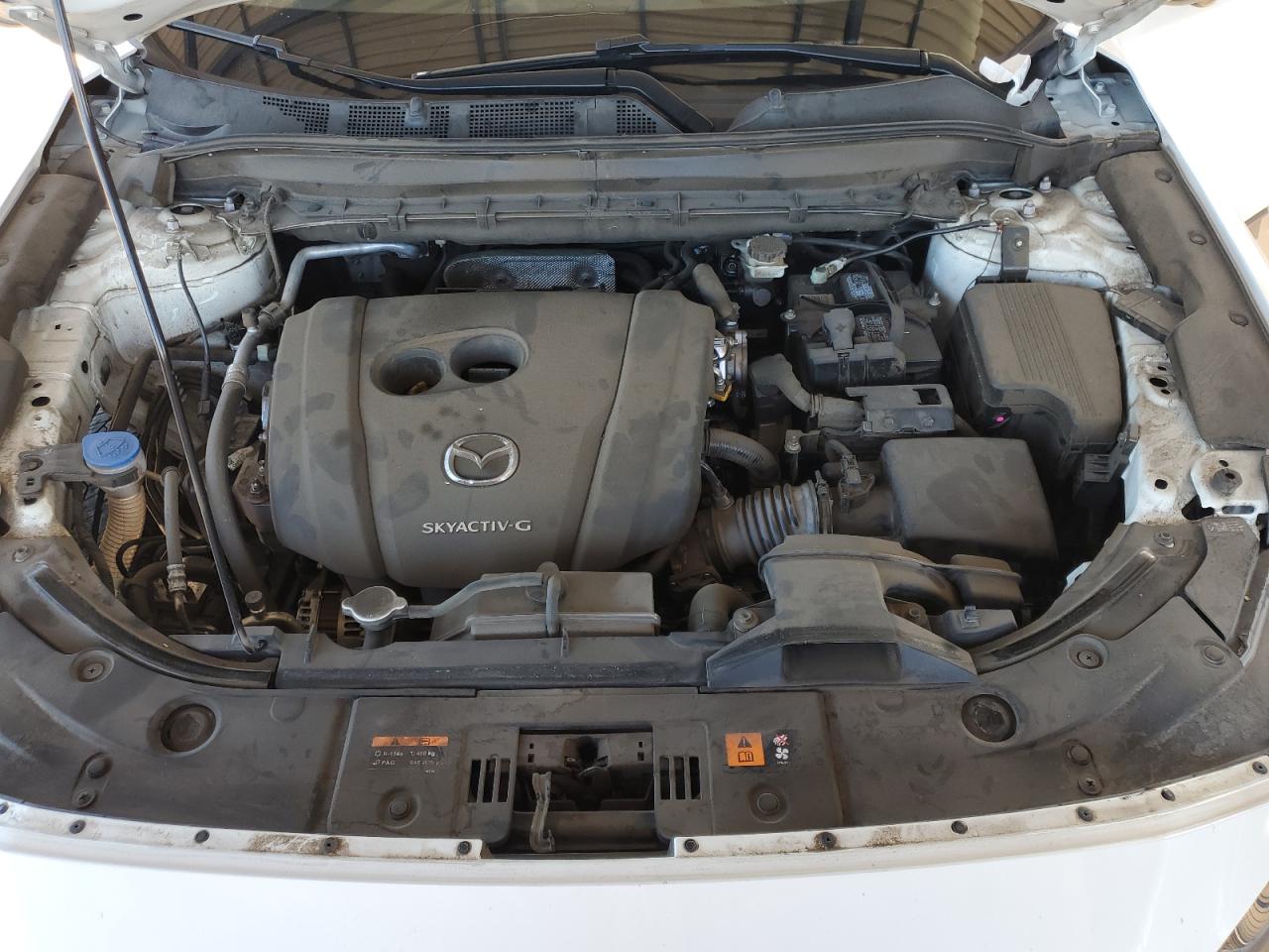 2021 Mazda CX-5 VIN JM3KFACM1M1383742 Copart auction photo, undercarriage / side damage thumbnail 13