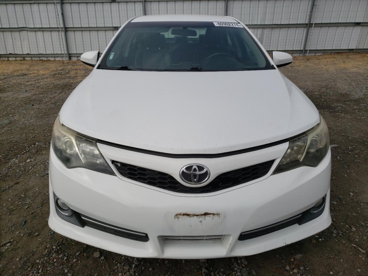 2013 Toyota Camry VIN 4T1BF1FK5DU265190 Copart auction photo, rear end damage thumbnail 6