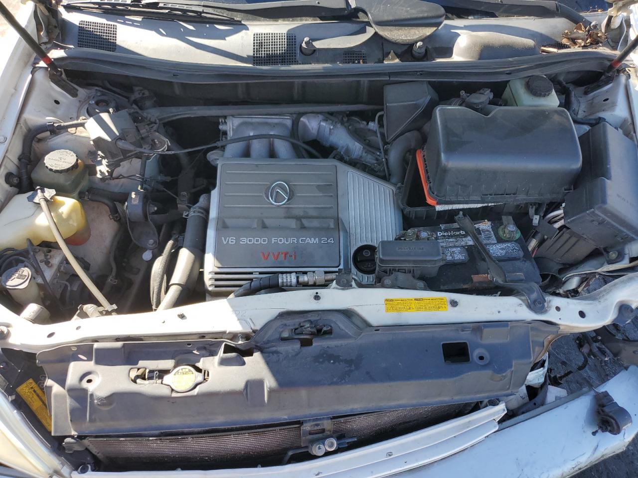 2002 Lexus RX VIN JTJHF10UX20286711 Copart auction photo, side / front end damage thumbnail 12