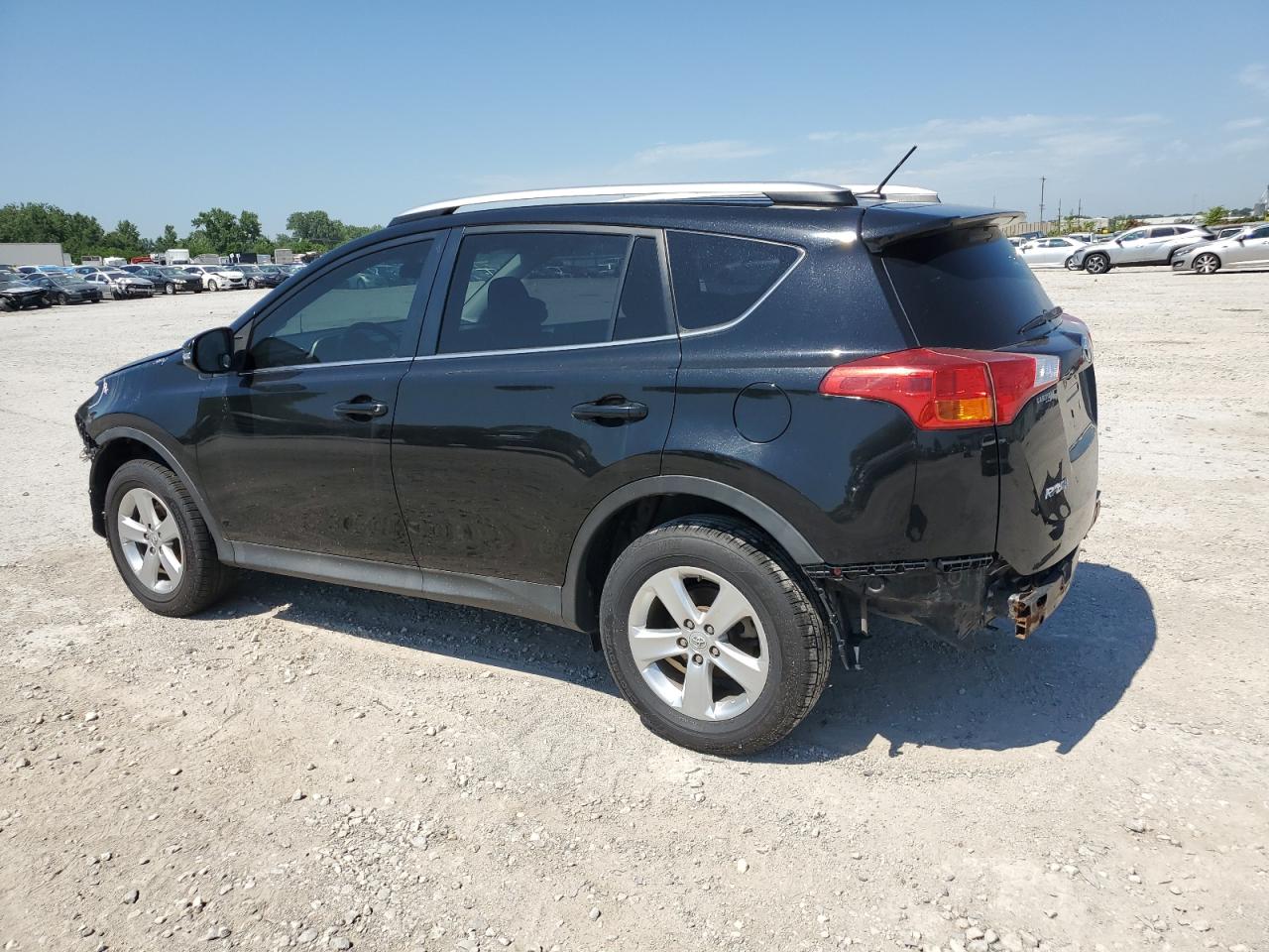 2014 Toyota RAV 4 VIN 2T3RFREVXEW126786 Copart auction photo, rear end / front end damage thumbnail 2
