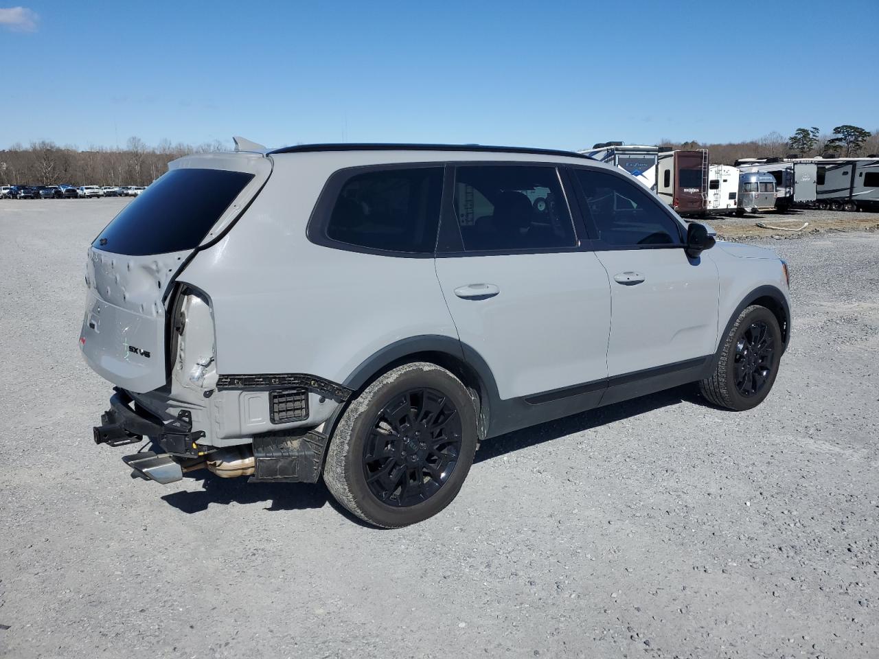 2021 KIA Telluride VIN 5XYP5DHC6MG189954 Copart auction photo, rear end / minor dent/scratches damage thumbnail 3