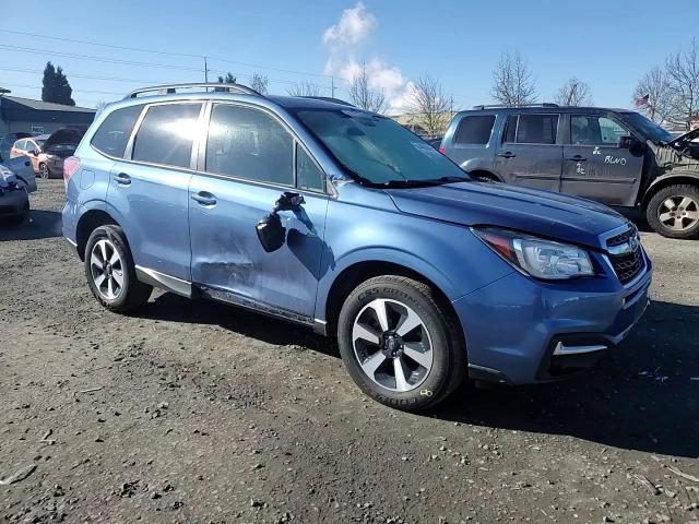 2018 Subaru Forester VIN JF2SJAGC9JH585080 Copart auction photo, side / front end damage thumbnail 11