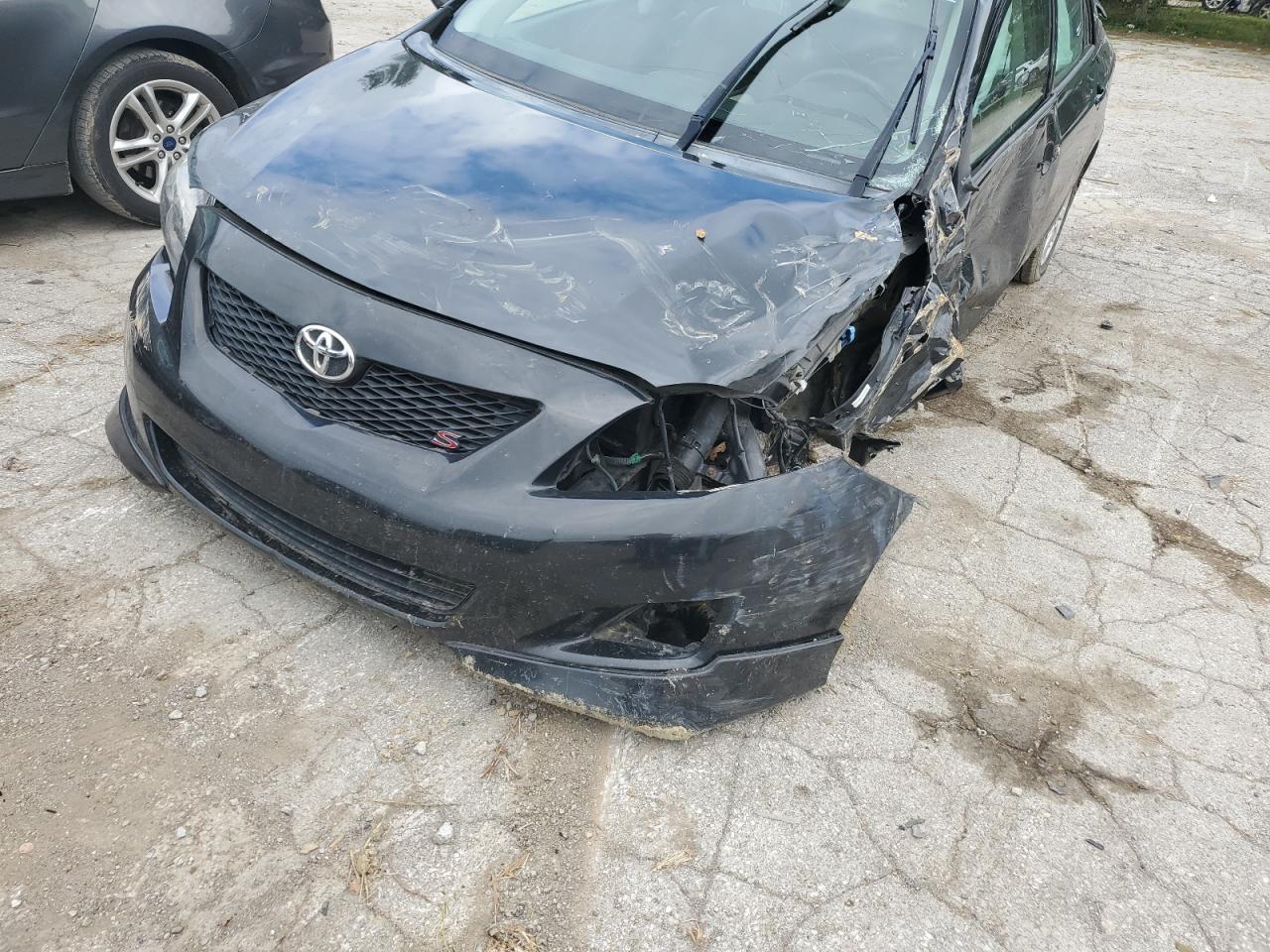 2010 Toyota Corolla VIN 1NXBU4EEXAZ224889 Copart auction photo, front end / side damage thumbnail 12