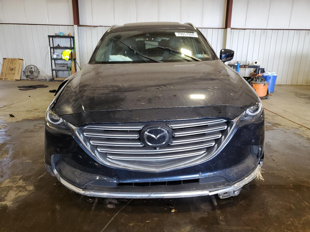 2021 Mazda CX-9 VIN JM3TCBDY0M0516730 Copart auction photo, side / front end damage thumbnail 5