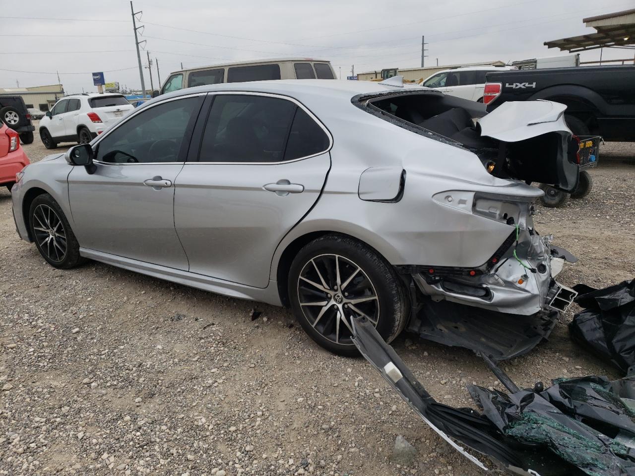 2023 Toyota Camry VIN 4T1G11AK0PU798306 Copart auction photo, rear end damage thumbnail 2