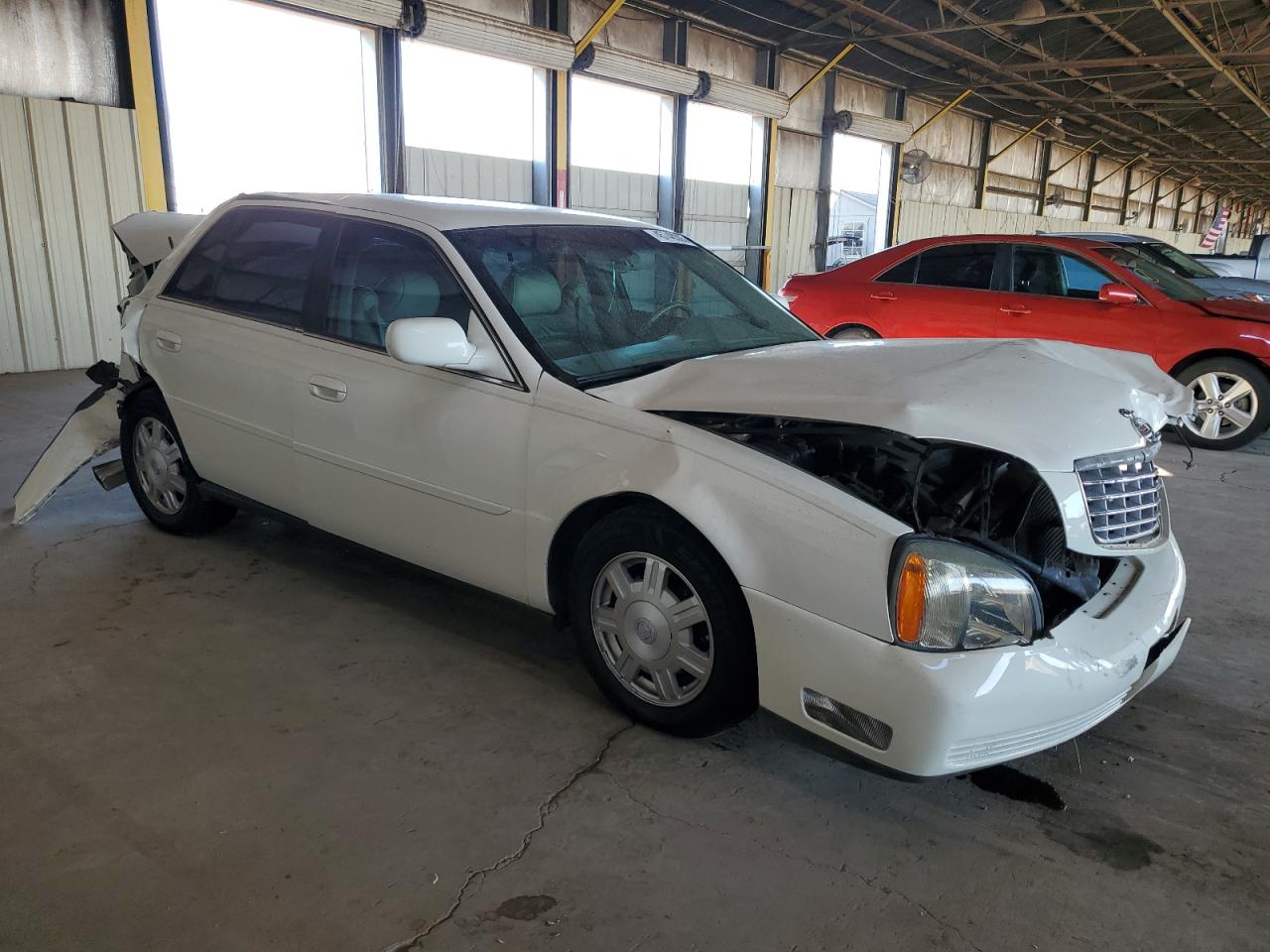 2003 Cadillac De Ville VIN 1G6KD54Y73U256095 Copart auction photo, rear end / front end damage thumbnail 4