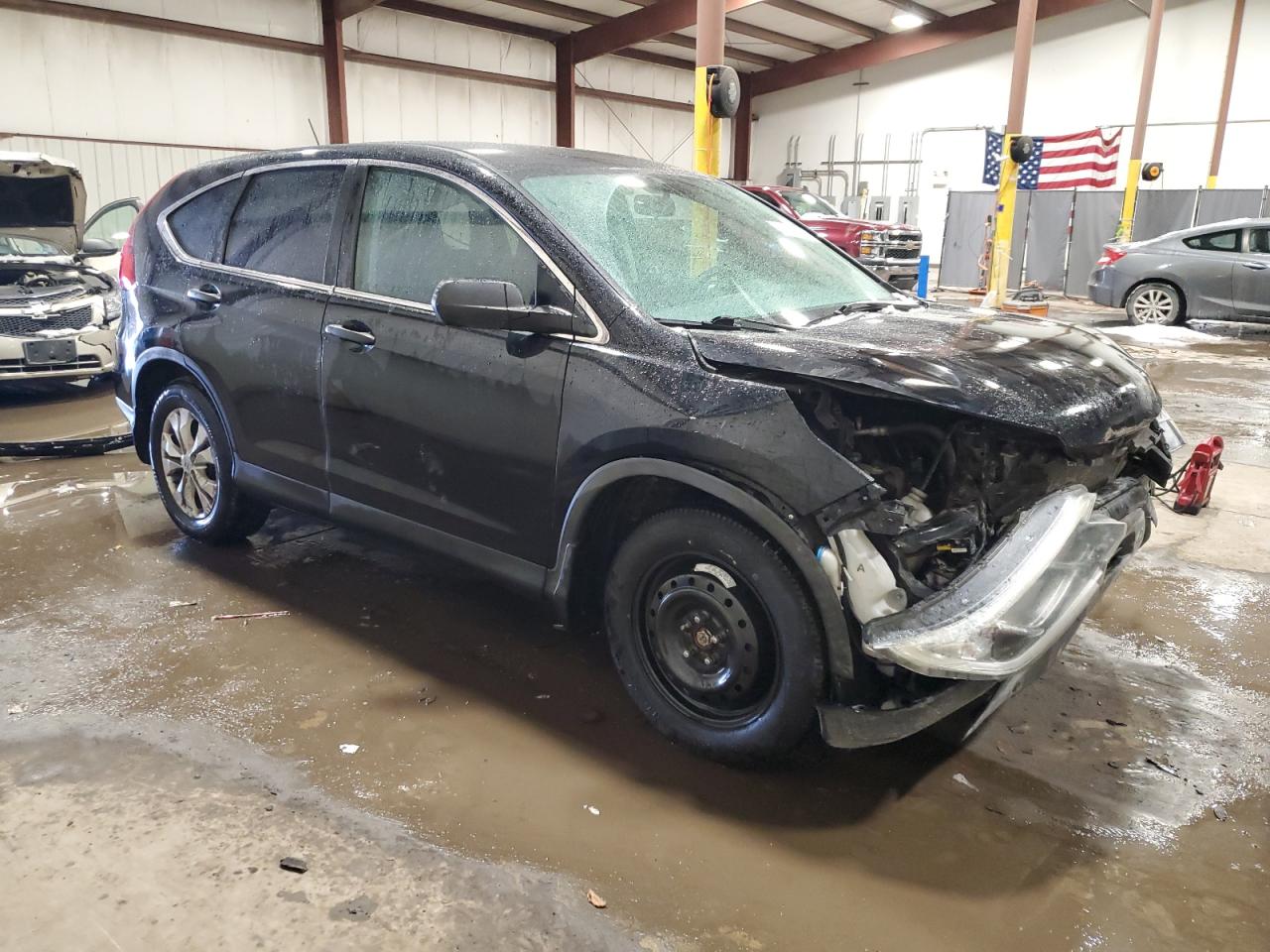 2016 Honda CR-V VIN 2HKRM4H41GH633632 Copart auction photo, front end / side damage thumbnail 4