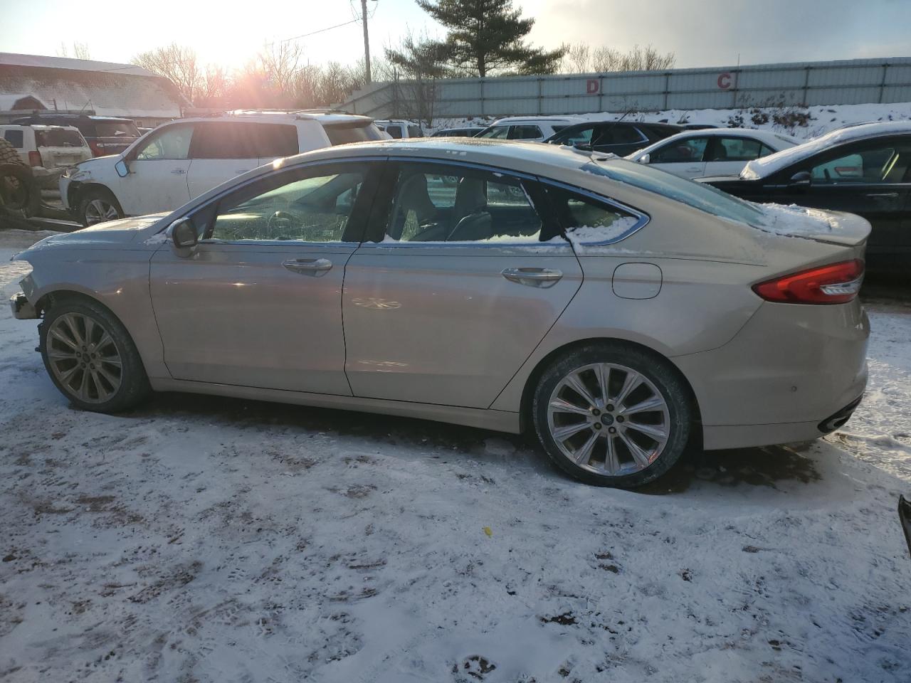 2017 Ford Fusion VIN 3FA6P0K92HR194470 Copart auction photo, front end damage thumbnail 2