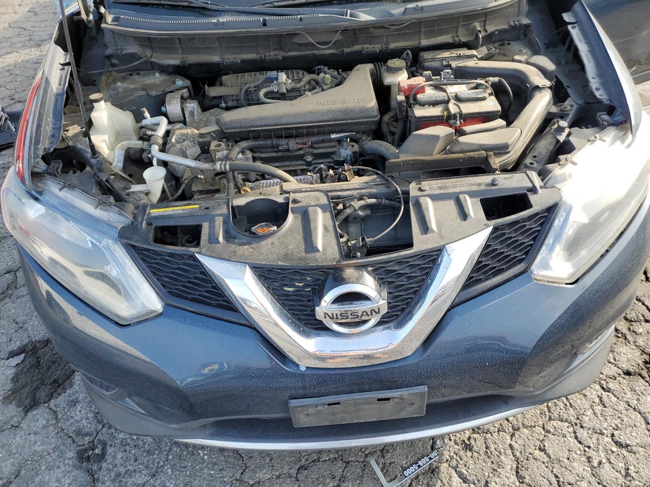 2016 Nissan Rogue VIN JN8AT2MT4GW018993 Copart auction photo, side damage thumbnail 13