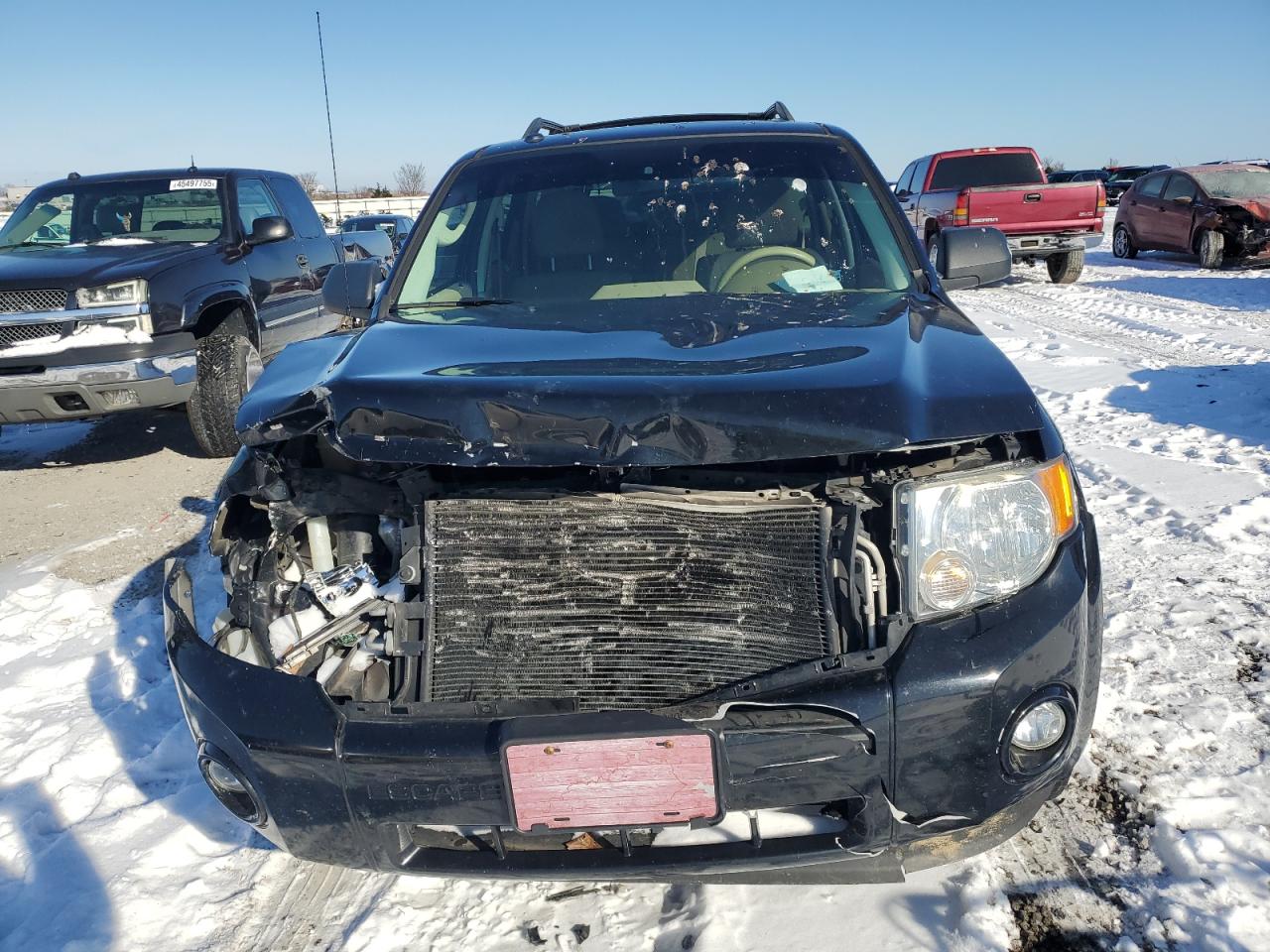 2010 Ford Escape VIN 1FMCU0D73AKA42219 Copart auction photo, front end damage thumbnail 5