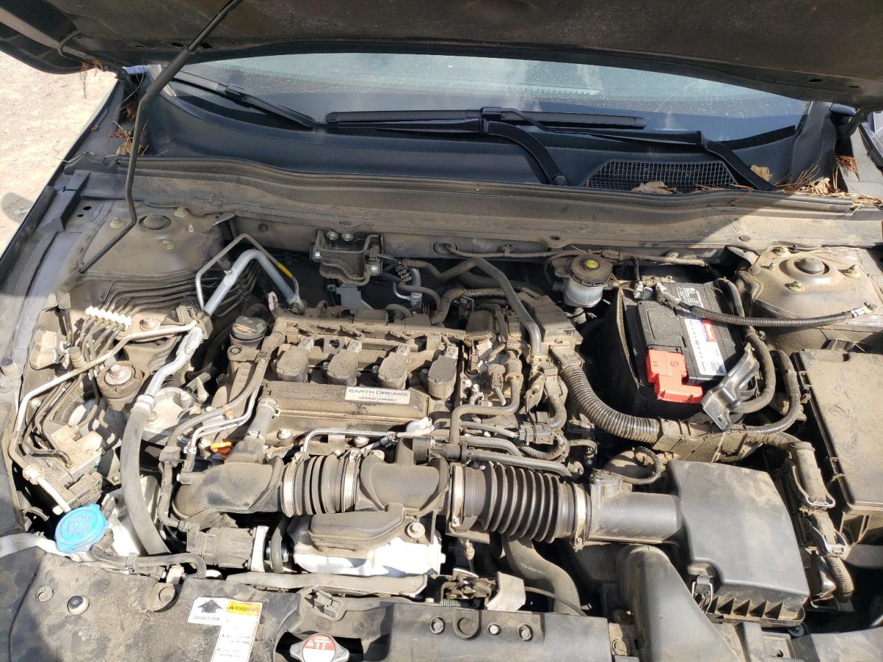 2020 Honda Accord VIN 1HGCV1F5XLA043168 Copart auction photo, front end / side damage thumbnail 11