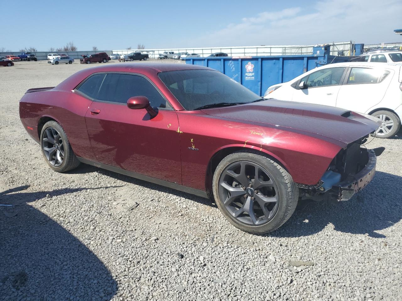 2019 Dodge Challenger VIN 2C3CDZBTXKH627689 Copart auction photo, front end damage thumbnail 4