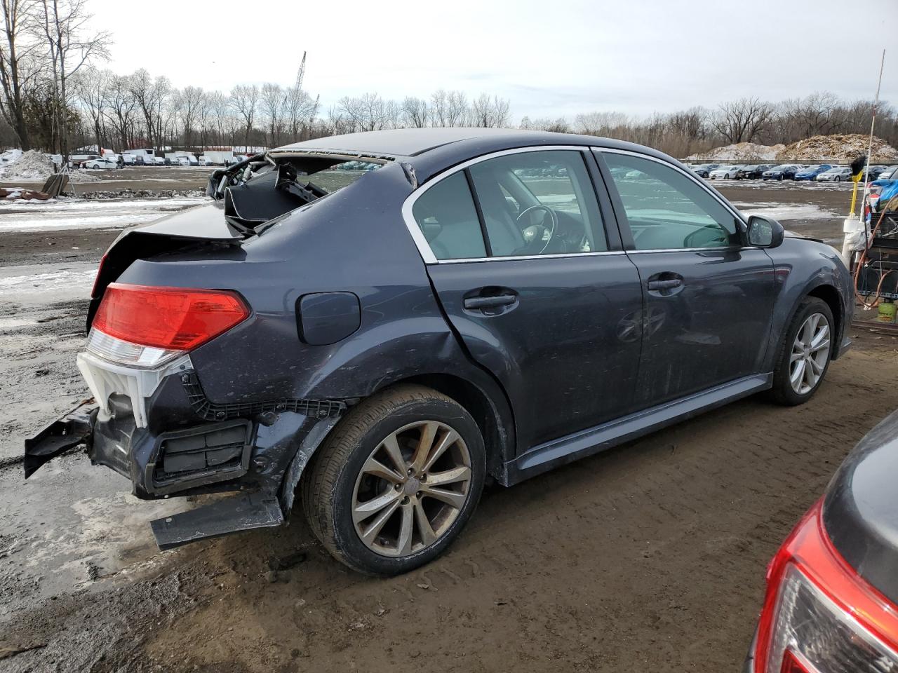 2013 Subaru Legacy VIN 4S3BMBG6XD3042196 Copart auction photo, front end / rear end damage thumbnail 3