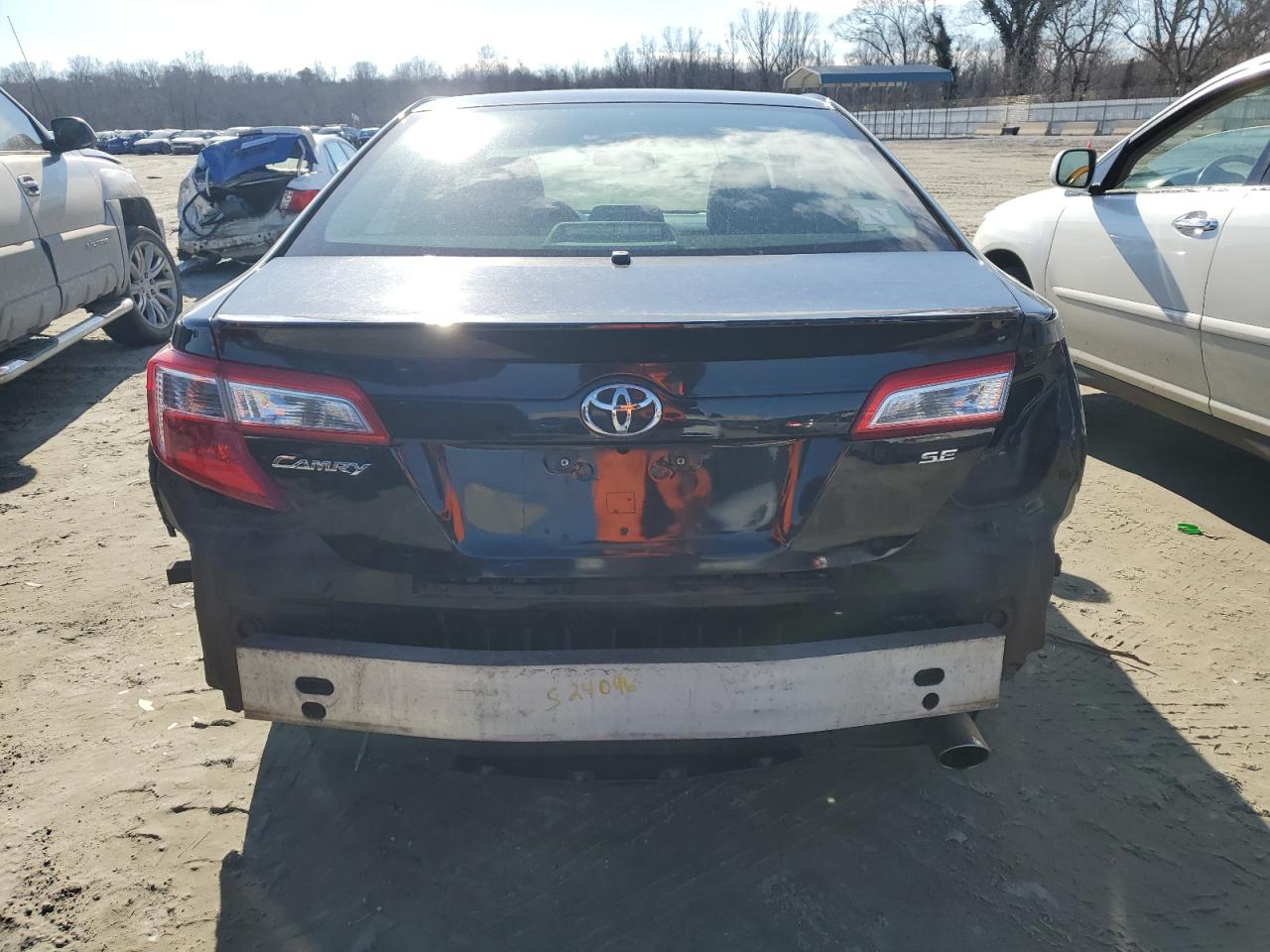 2013 Toyota Camry VIN 4T1BF1FK2DU296350 Copart auction photo, rear end damage thumbnail 6