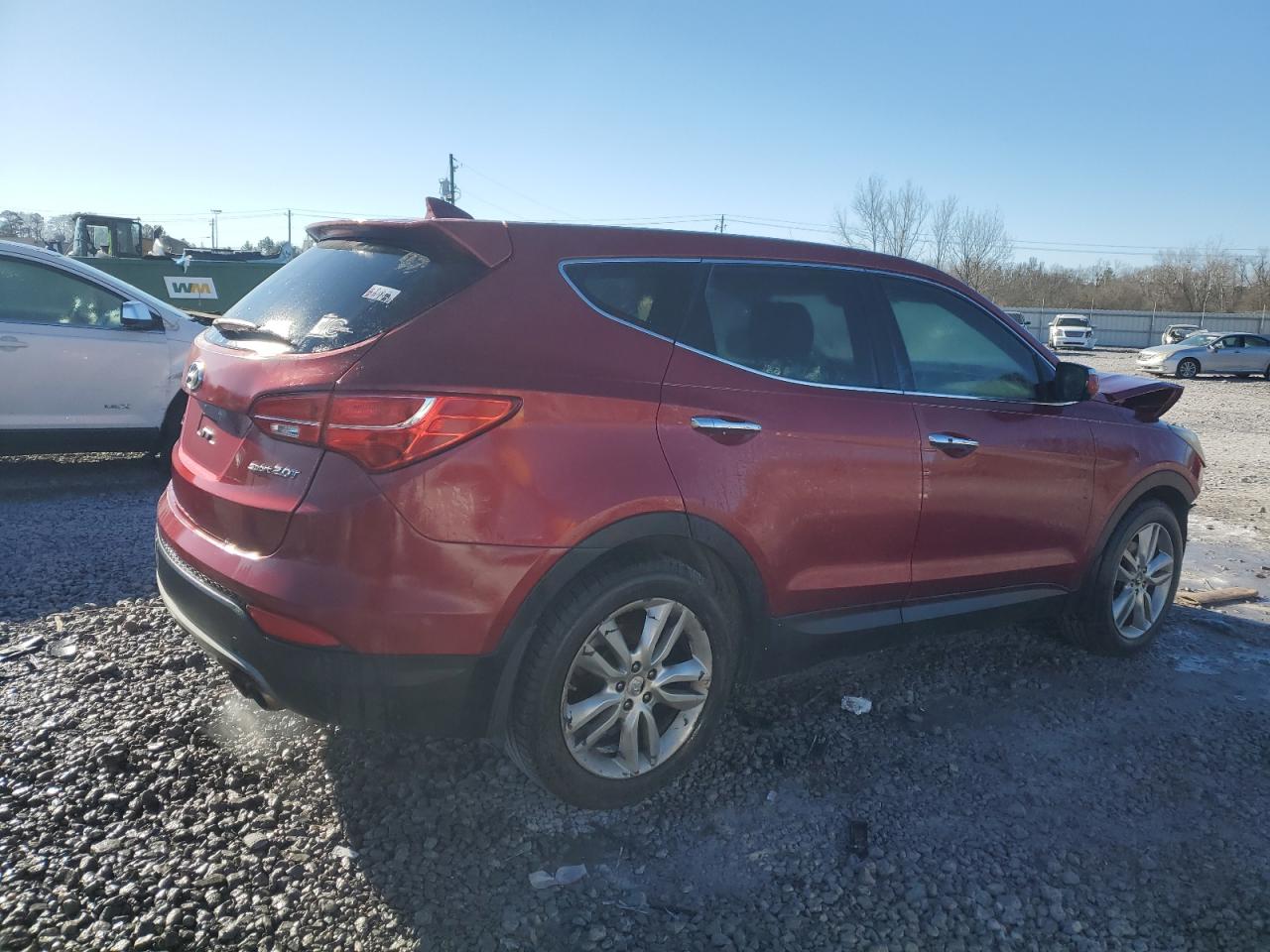 2013 Hyundai Santa Fe VIN 5XYZW3LA4DG064134 Copart auction photo, front end damage thumbnail 3