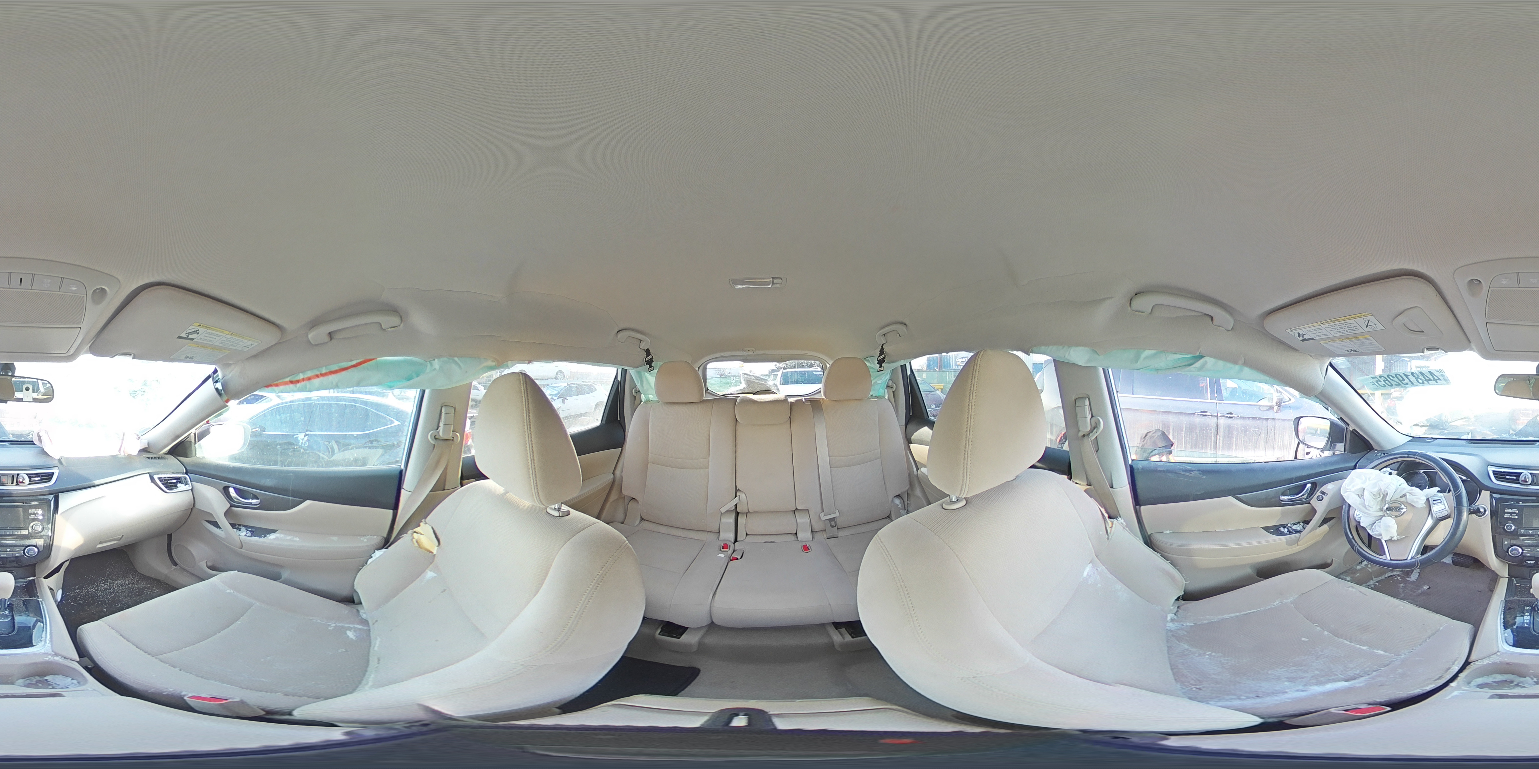 2015 Nissan Rogue VIN 5N1AT2MV0FC813872 Copart auction photo, front end damage thumbnail 14