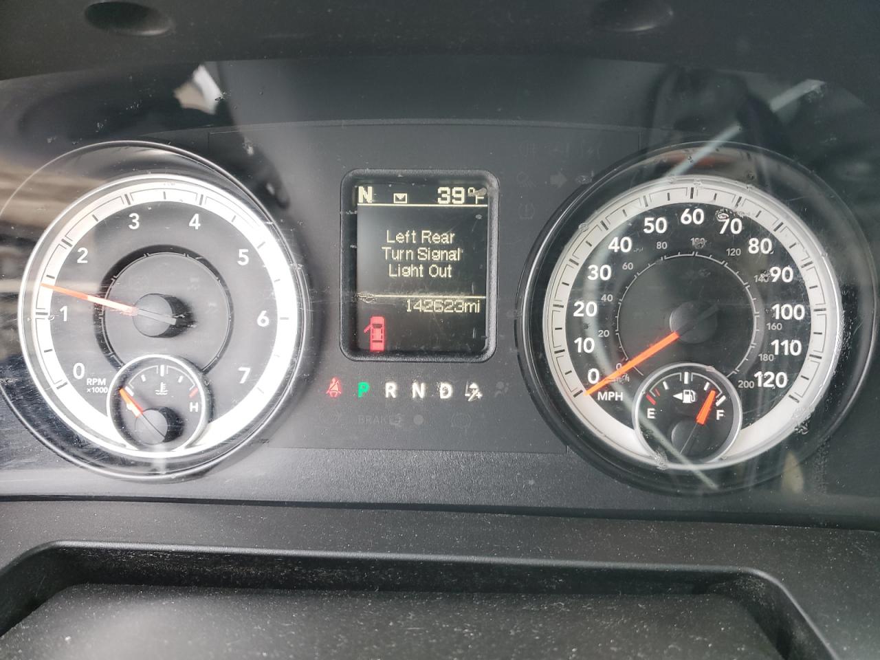 2014 RAM 2500 VIN 3C6UR5CJ5EG134649 Copart auction photo, rear end damage thumbnail 9