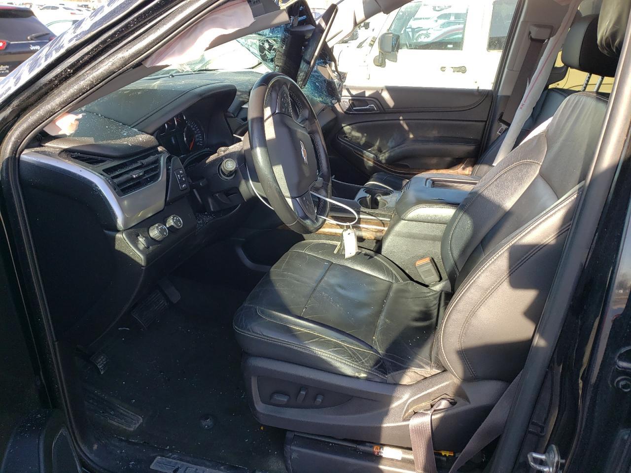 2015 Chevrolet Tahoe VIN 1GNSKBKC6FR219594 Copart auction photo, all over damage thumbnail 7