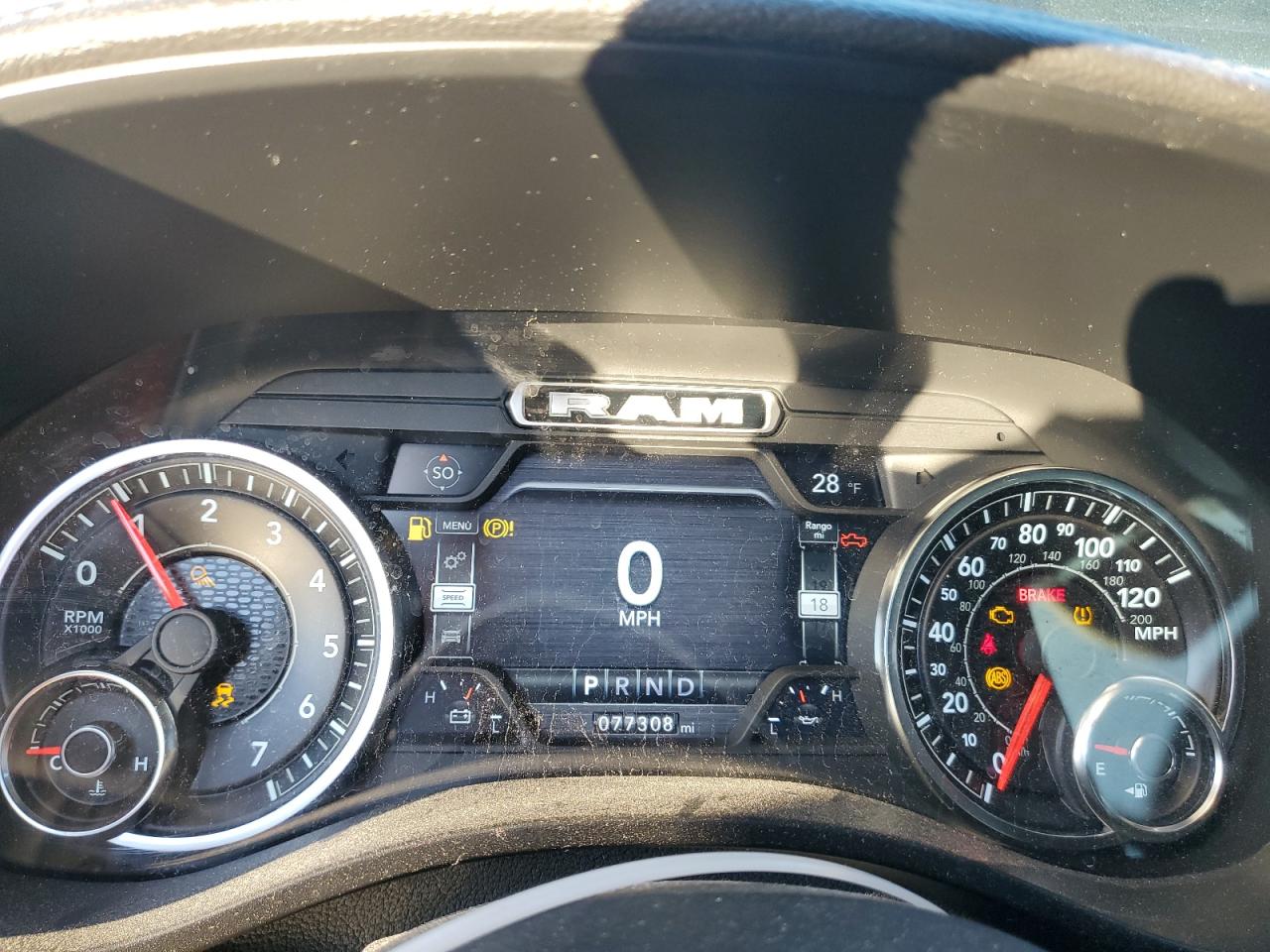 2019 RAM 1500 VIN 1C6RREJT8KN685297 Copart auction photo, all over damage thumbnail 9