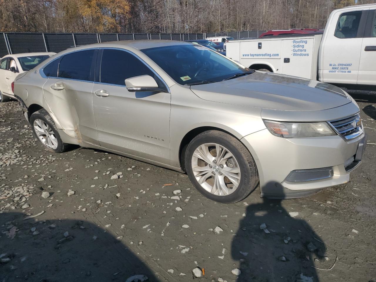 2014 Chevrolet Impala VIN 2G1115SL9E9141001 Copart auction photo, all over / undercarriage damage thumbnail 4