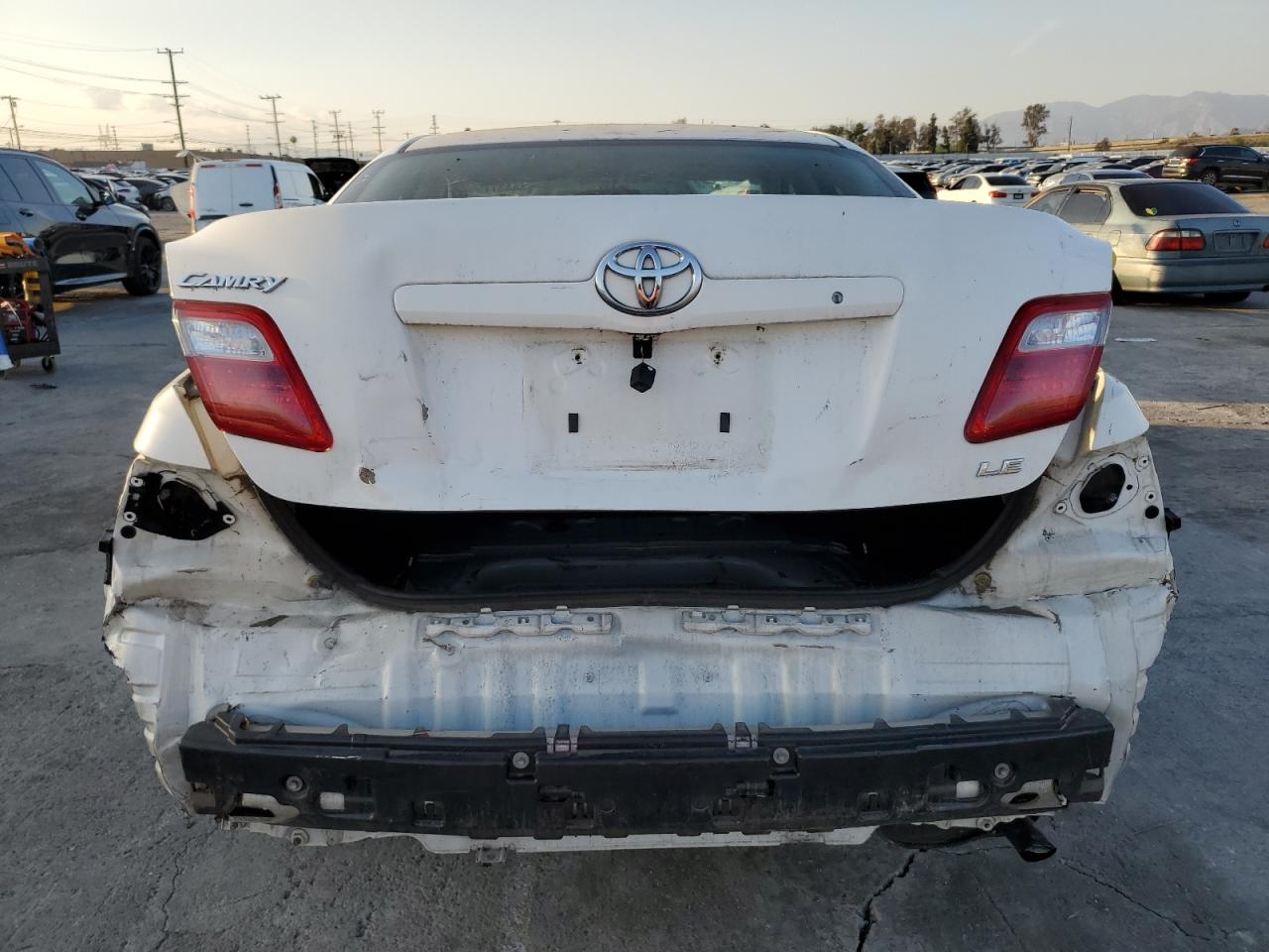 2008 Toyota Camry VIN 4T4BE46KX8R030560 Copart auction photo, rear end damage thumbnail 6