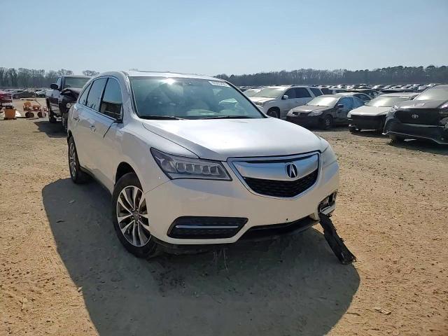 2015 Acura MDX VIN 5FRYD3H44FB003797 Copart auction photo, side / rear end damage thumbnail 15