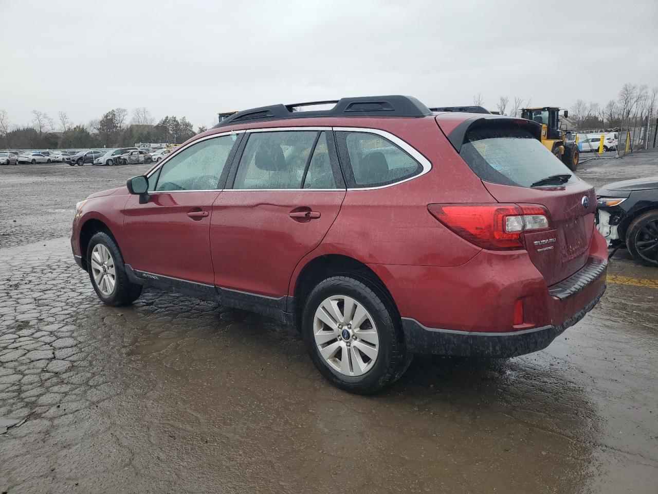 2017 Subaru Legacy VIN 4S4BSAAC8H3403599 Copart auction photo, rear end / side damage thumbnail 2