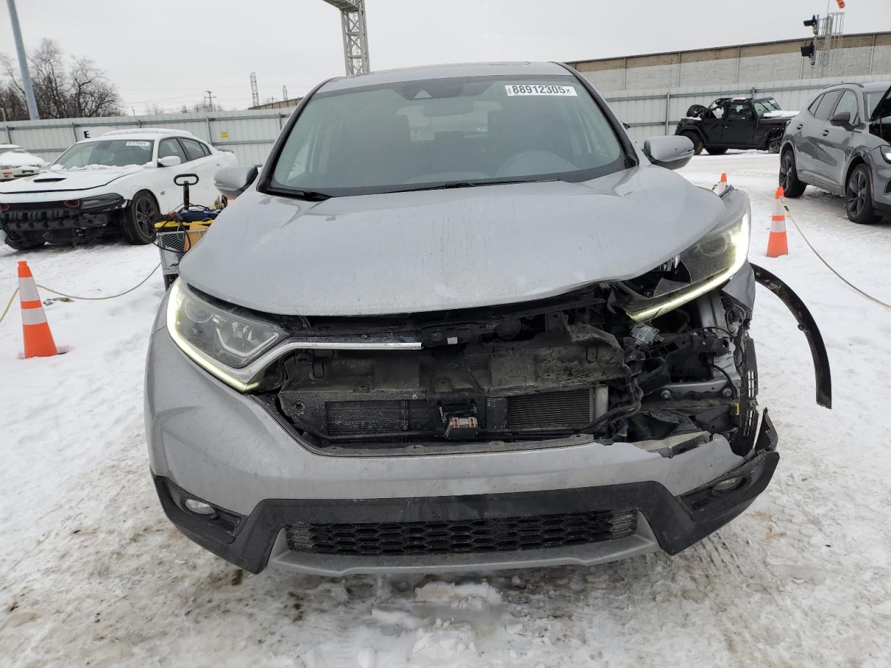 2019 Honda CR-V VIN 7FARW2H58KE013220 Copart auction photo, front end damage thumbnail 5