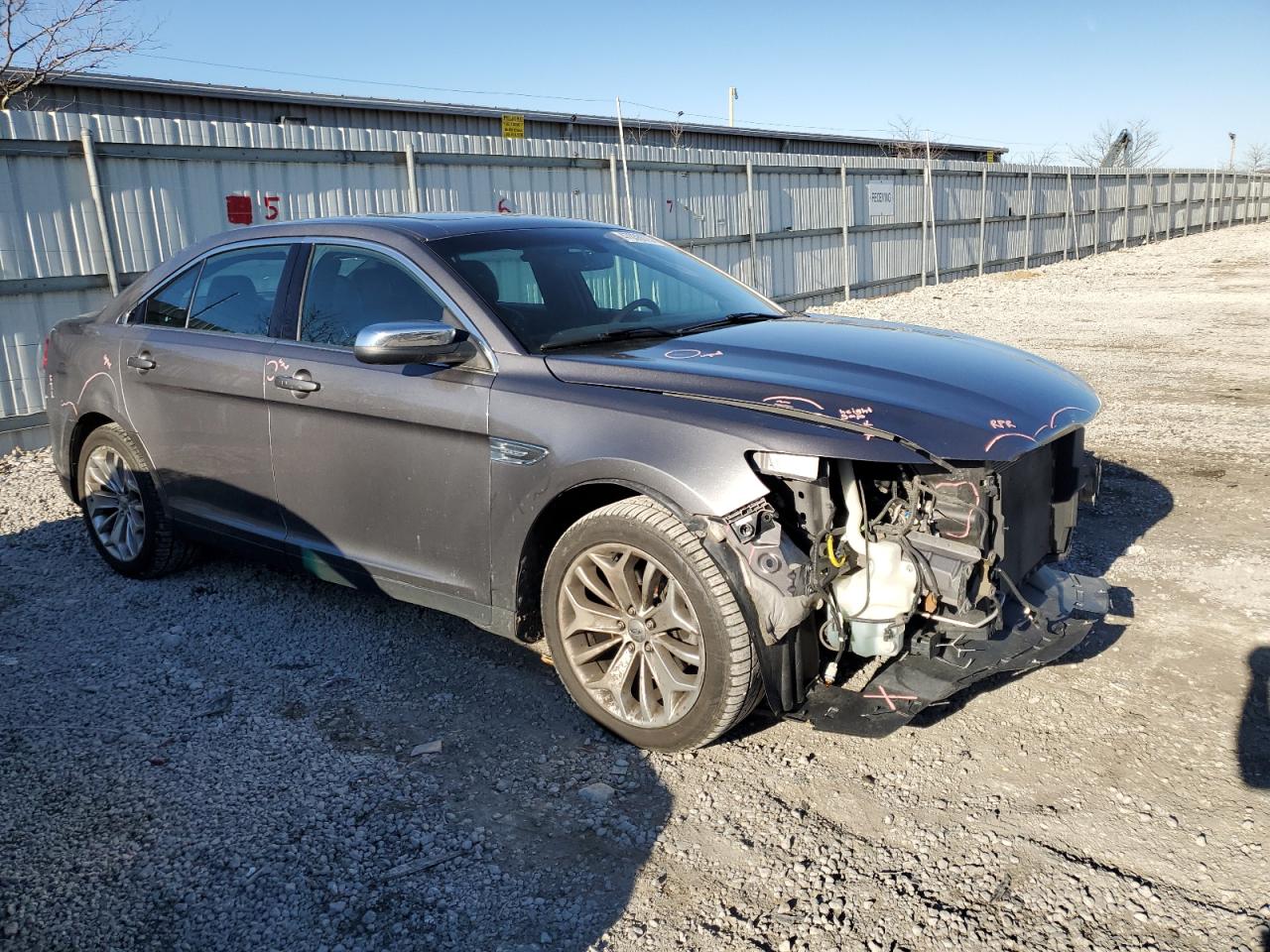 2013 Ford Taurus VIN 1FAHP2F88DG184405 Copart auction photo, front end damage thumbnail 4
